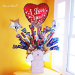 Angelito de la guarda con dulces y globo - Image 4