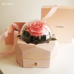 Rosa eterna Pink, finísimo estuche