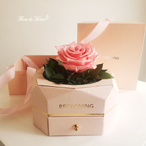 Rosa eterna Pink, finísimo estuche
