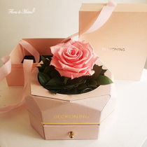 Rosa eterna Pink, finísimo estuche