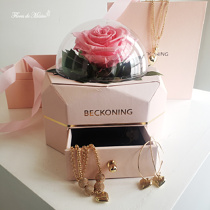 Rosa eterna Pink, finísimo estuche
