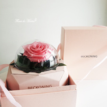 Rosa eterna Pink, finísimo estuche