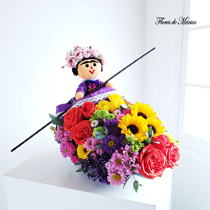 Belleza Mexicana llena de flores