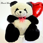 Maxi Panda con flores y globo - Image 3